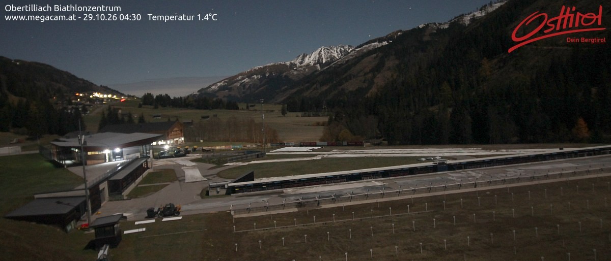 Archiv Foto Webcam Biathlonzentrum Obertilliach, Osttirol