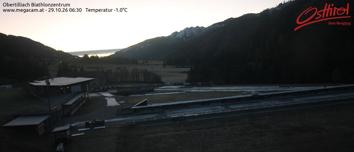 Archiv Foto Webcam Biathlonzentrum Obertilliach, Osttirol