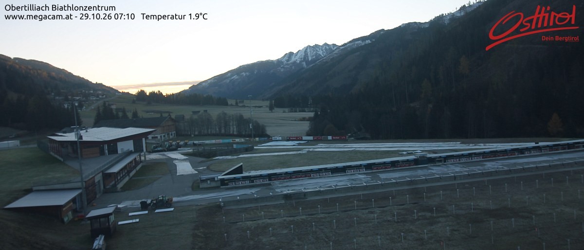 Archiv Foto Webcam Biathlonzentrum Obertilliach, Osttirol