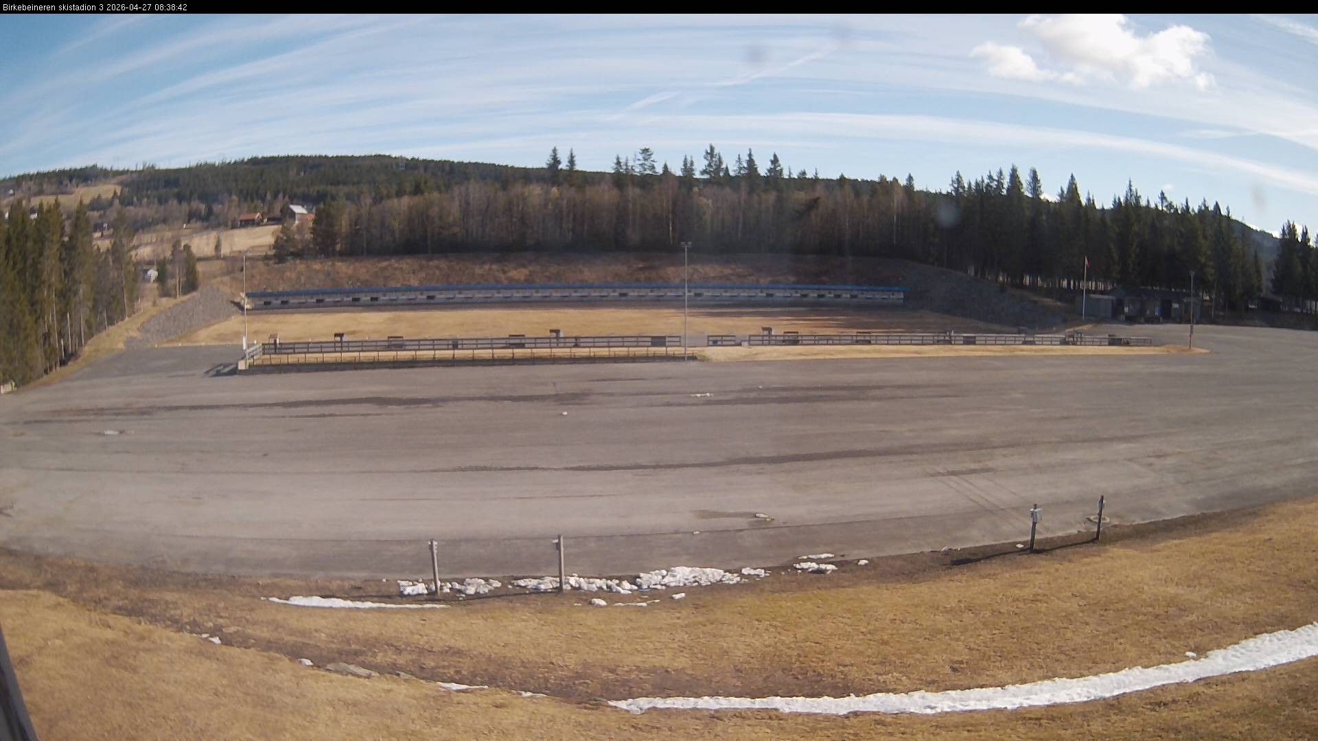 Archived image Webcam Lillehammer - ski stadium