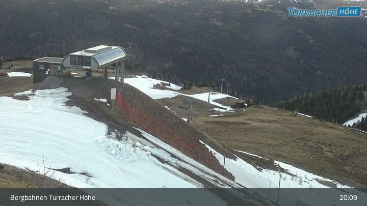 Archiv Foto Webcam Turracher Höhe: Blick Richtung Tal