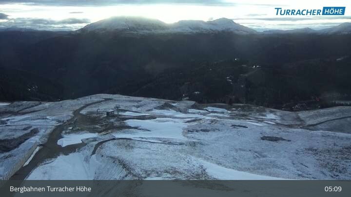 Archiv Foto Webcam Turracher Höhe: Blick Richtung Tal
