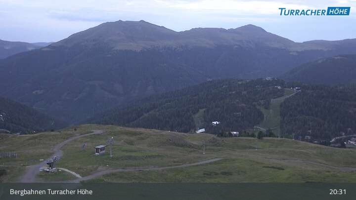 Archiv Foto Webcam Turracher Höhe: Blick Richtung Tal