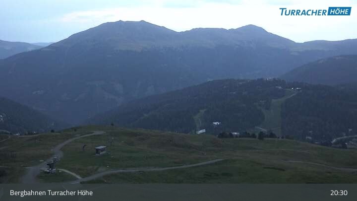 Archiv Foto Webcam Turracher Höhe: Blick Richtung Tal