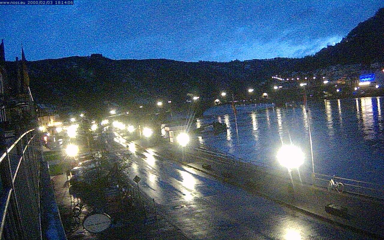 Archiv Foto Webcam Cochem Uferpromenade - Blick auf die Mosel
