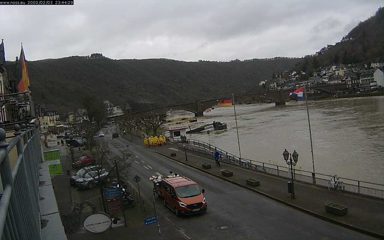 Archiv Foto Webcam Cochem Uferpromenade - Blick auf die Mosel