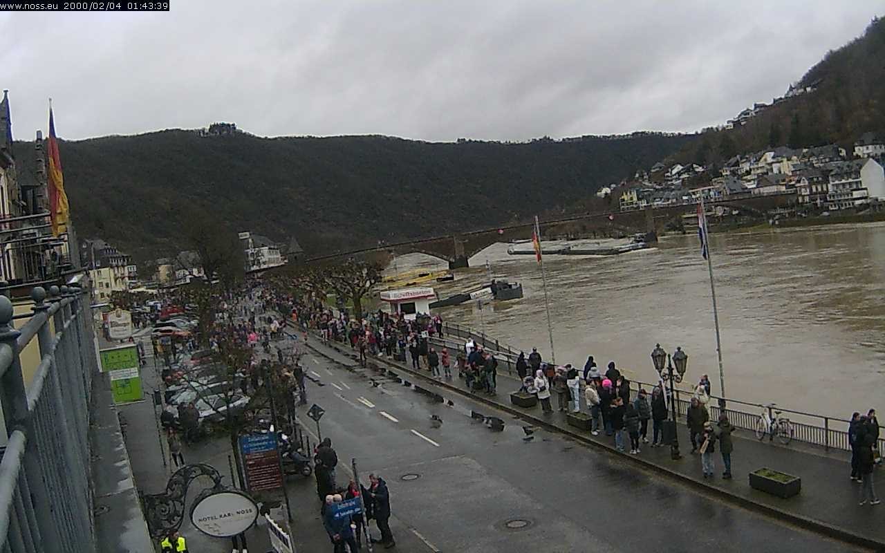 Archiv Foto Webcam Cochem Uferpromenade - Blick auf die Mosel