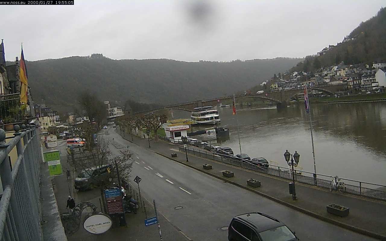Archiv Foto Webcam Cochem Uferpromenade - Blick auf die Mosel