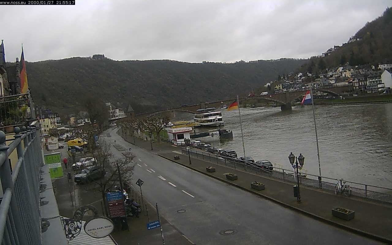 Archiv Foto Webcam Cochem Uferpromenade - Blick auf die Mosel