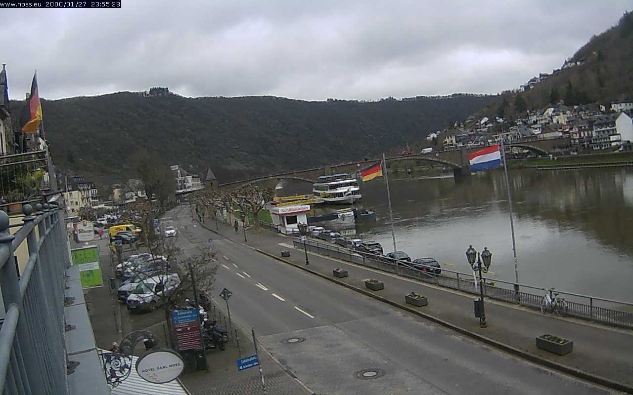 Archiv Foto Webcam Cochem Uferpromenade - Blick auf die Mosel