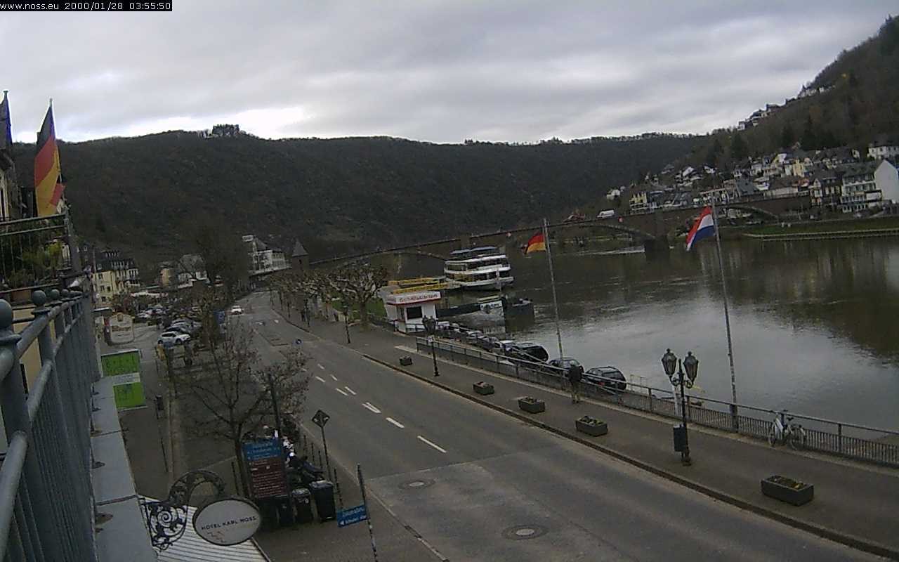 Archiv Foto Webcam Cochem Uferpromenade - Blick auf die Mosel