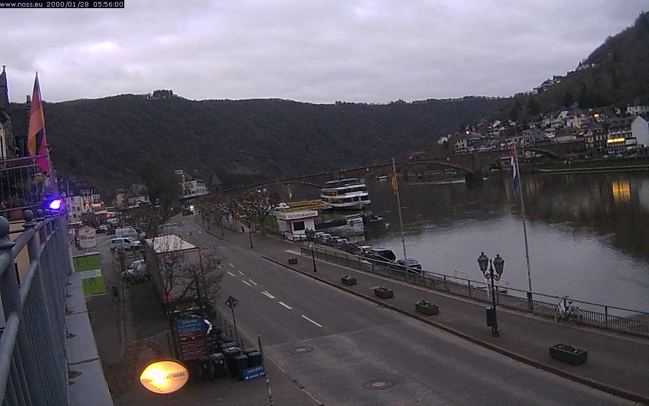 Archiv Foto Webcam Cochem Uferpromenade - Blick auf die Mosel