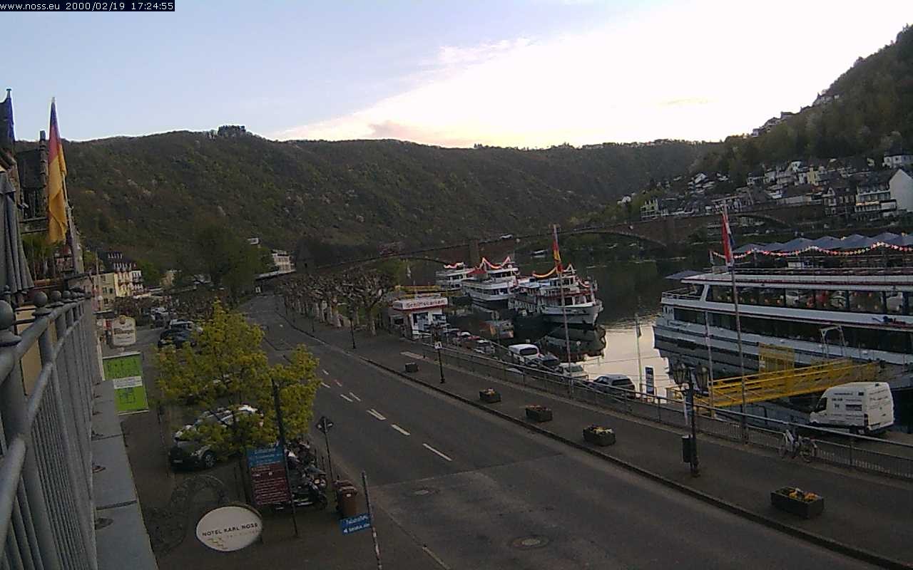Archiv Foto Webcam Cochem Uferpromenade - Blick auf die Mosel