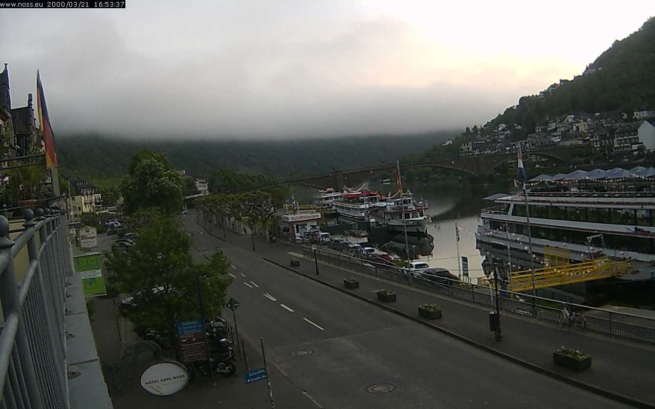 Archiv Foto Webcam Cochem Uferpromenade - Blick auf die Mosel