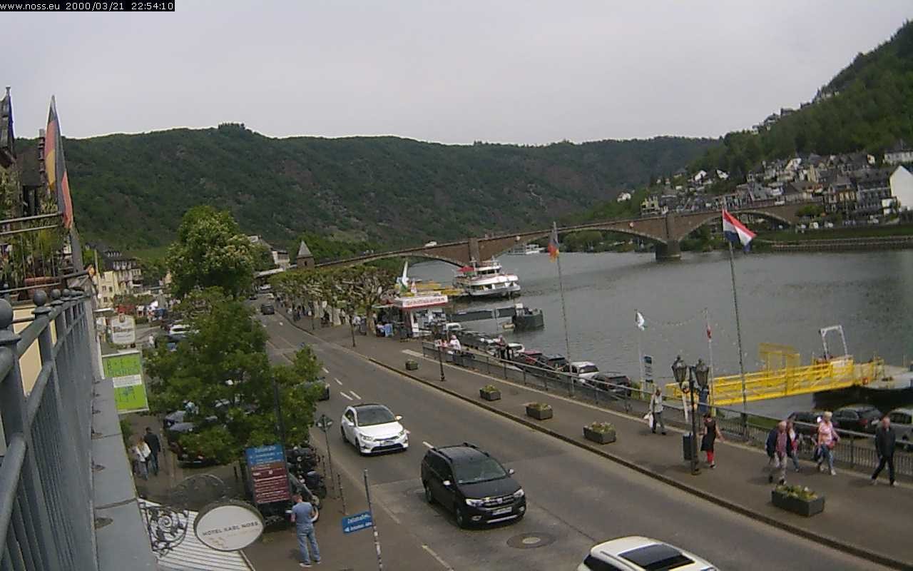 Archiv Foto Webcam Cochem Uferpromenade - Blick auf die Mosel