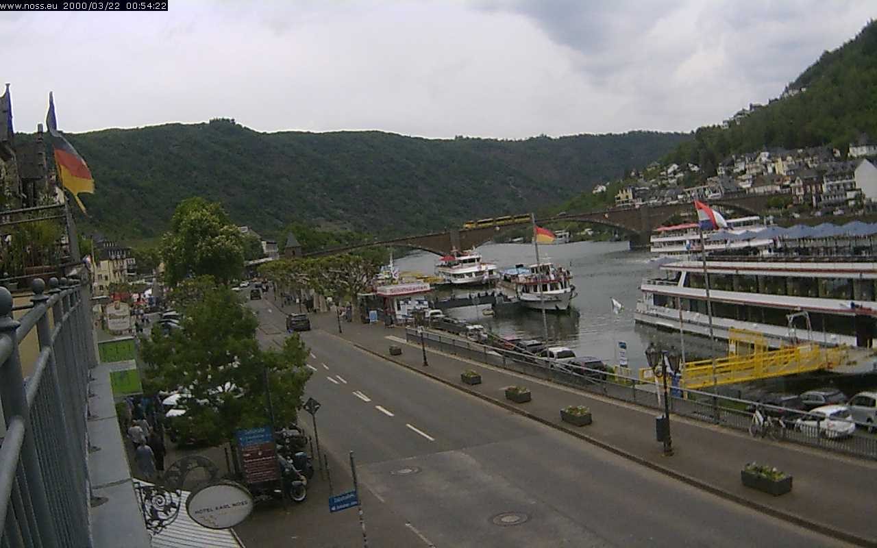 Archiv Foto Webcam Cochem Uferpromenade - Blick auf die Mosel