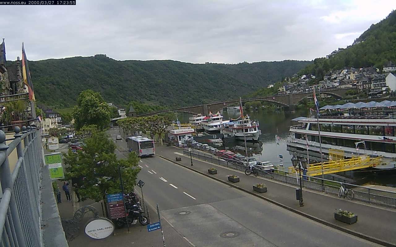 Archiv Foto Webcam Cochem Uferpromenade - Blick auf die Mosel