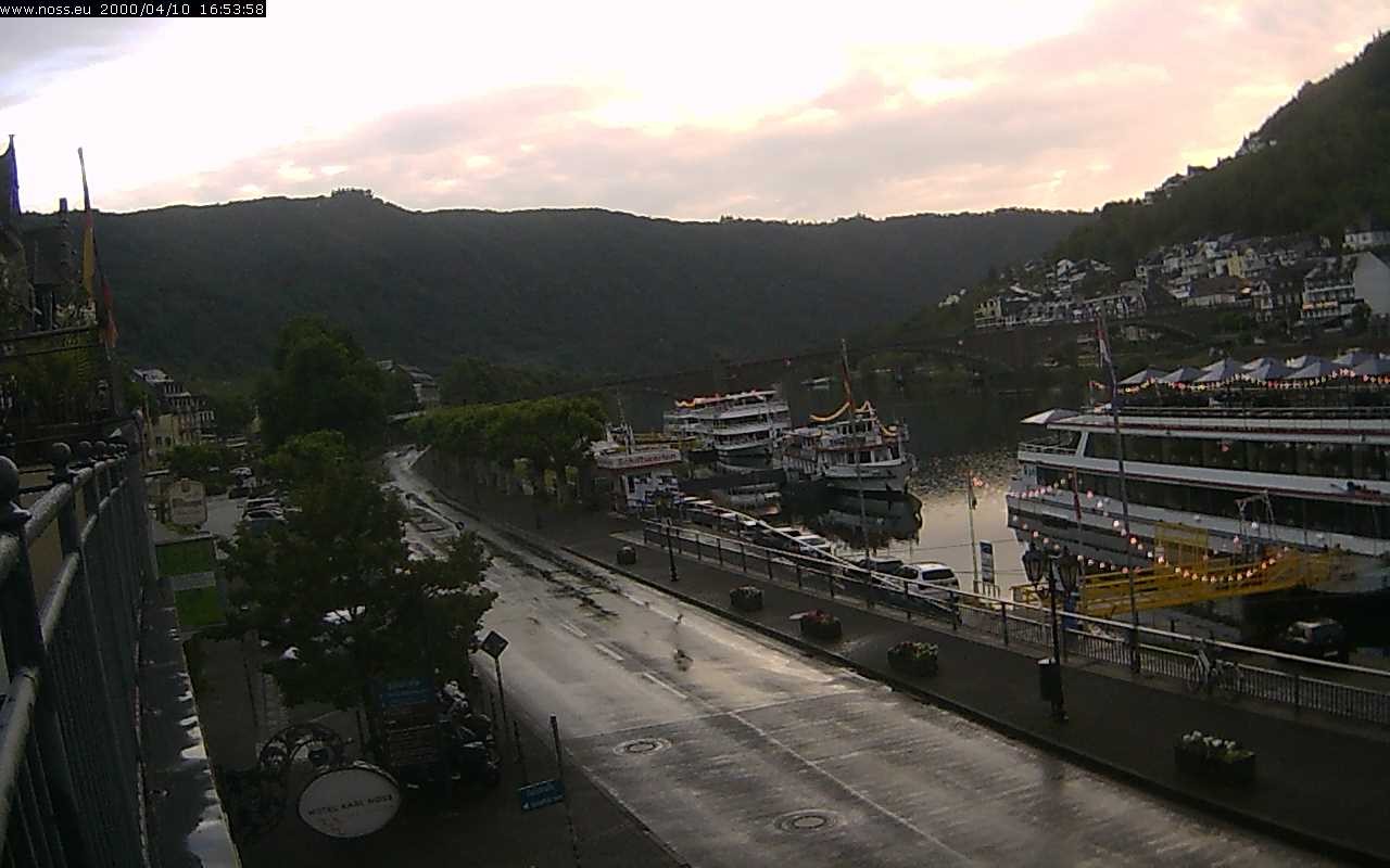 Archiv Foto Webcam Cochem Uferpromenade - Blick auf die Mosel