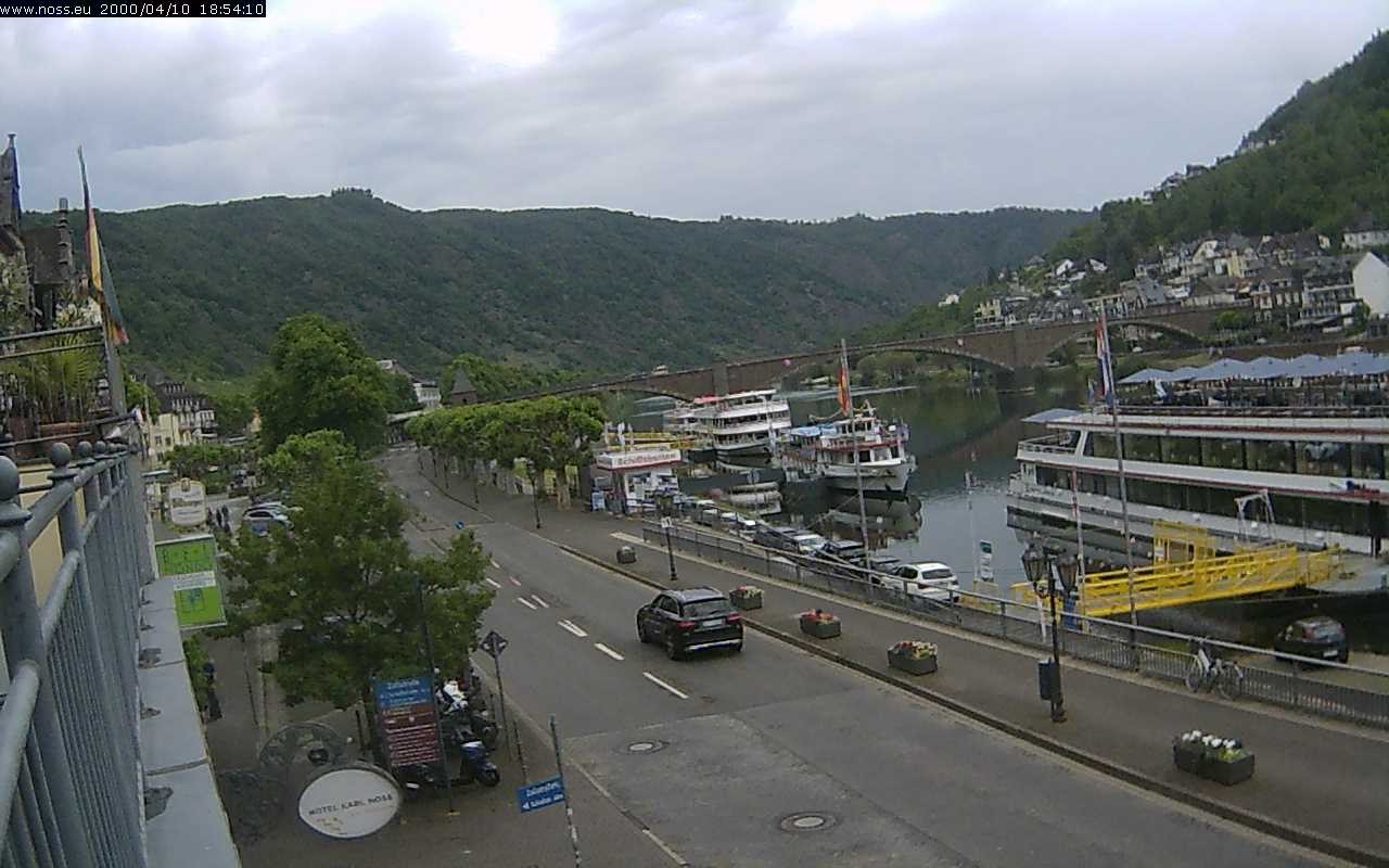 Archiv Foto Webcam Cochem Uferpromenade - Blick auf die Mosel