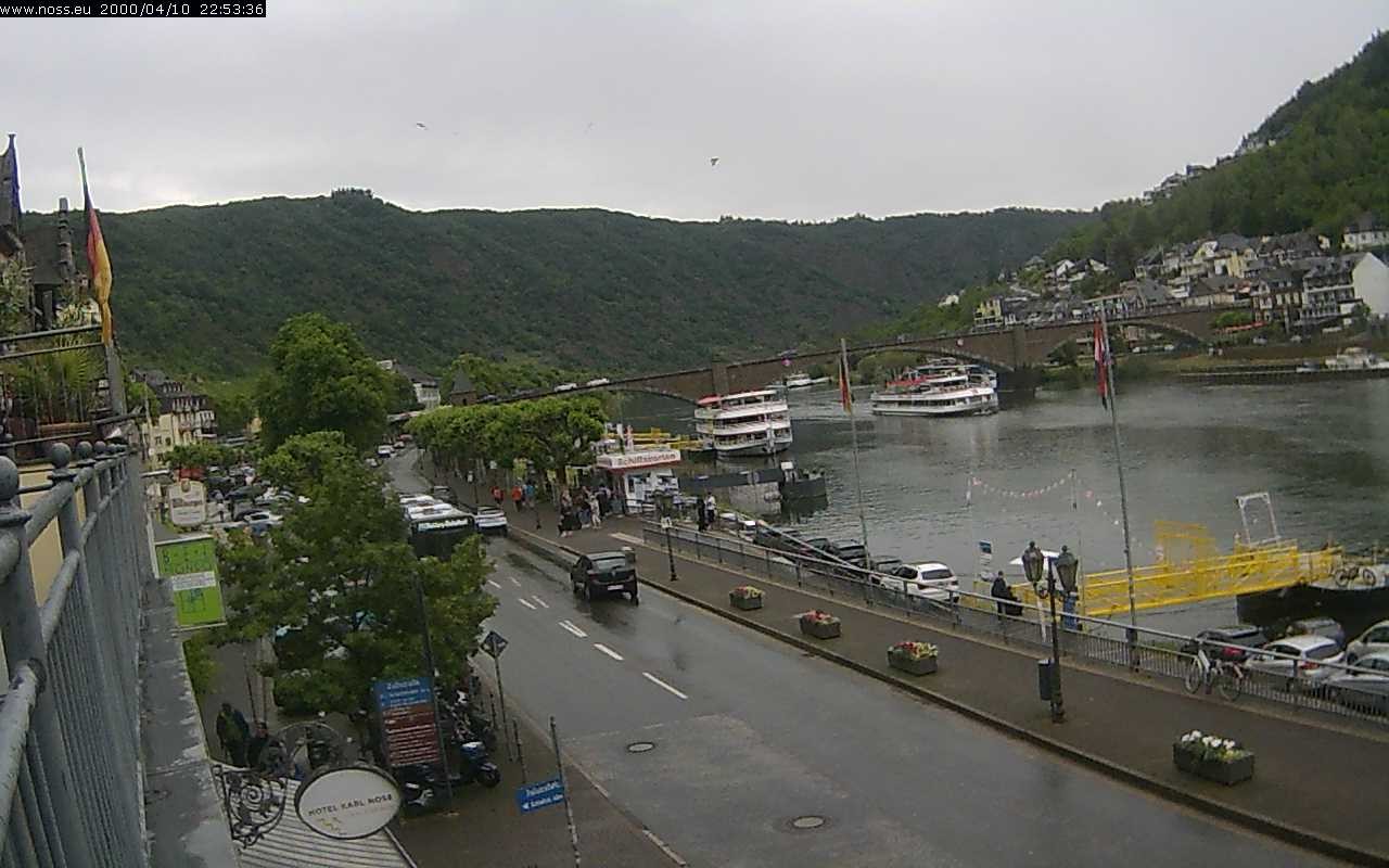 Archiv Foto Webcam Cochem Uferpromenade - Blick auf die Mosel