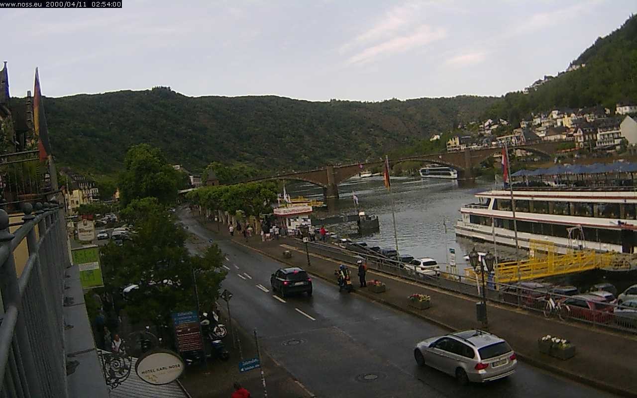 Archiv Foto Webcam Cochem Uferpromenade - Blick auf die Mosel