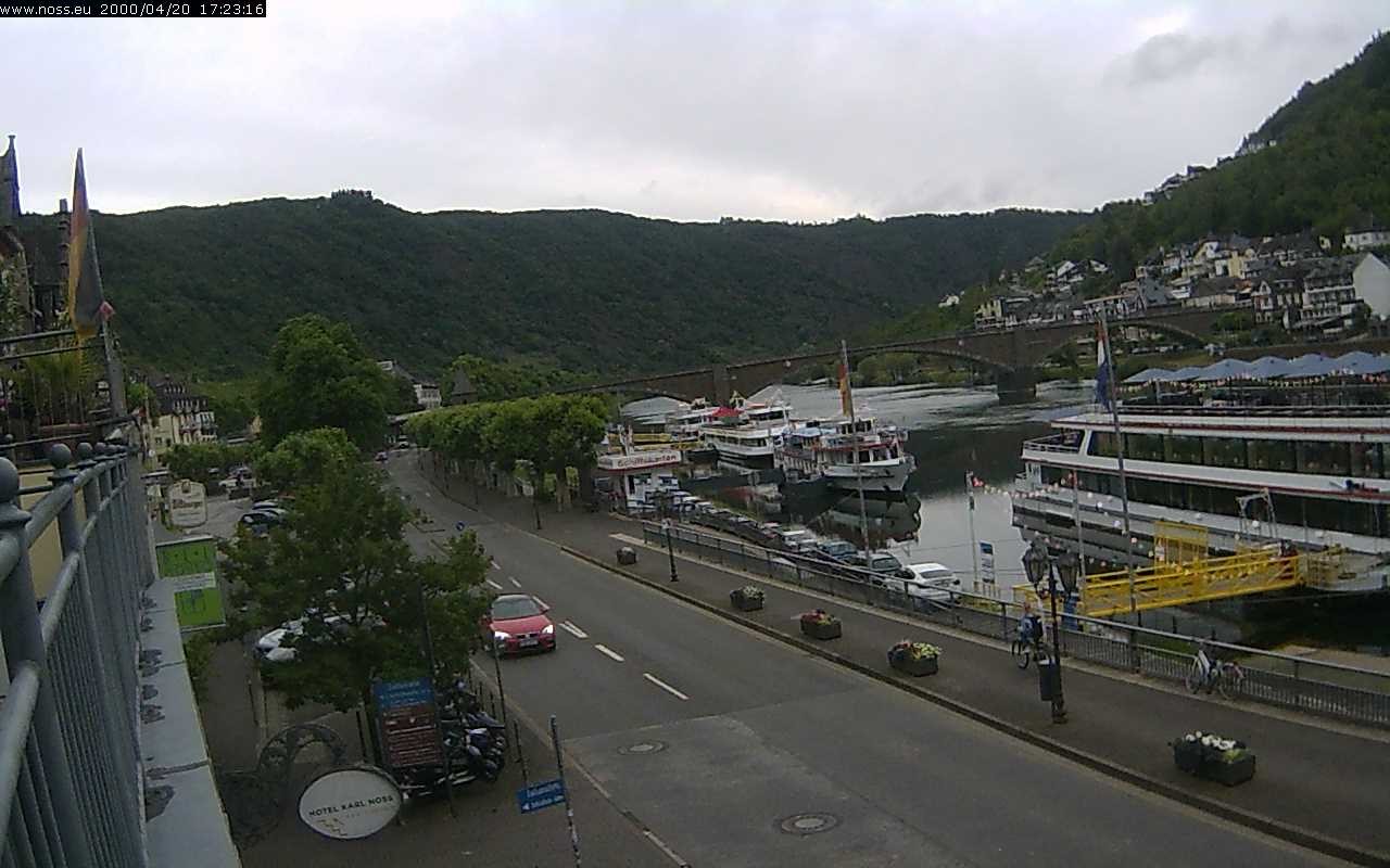 Archiv Foto Webcam Cochem Uferpromenade - Blick auf die Mosel