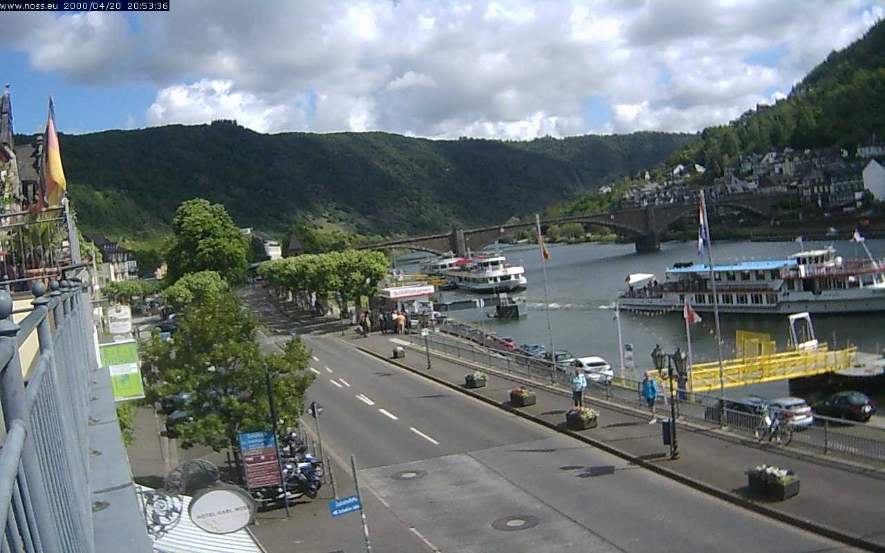 Archiv Foto Webcam Cochem Uferpromenade - Blick auf die Mosel