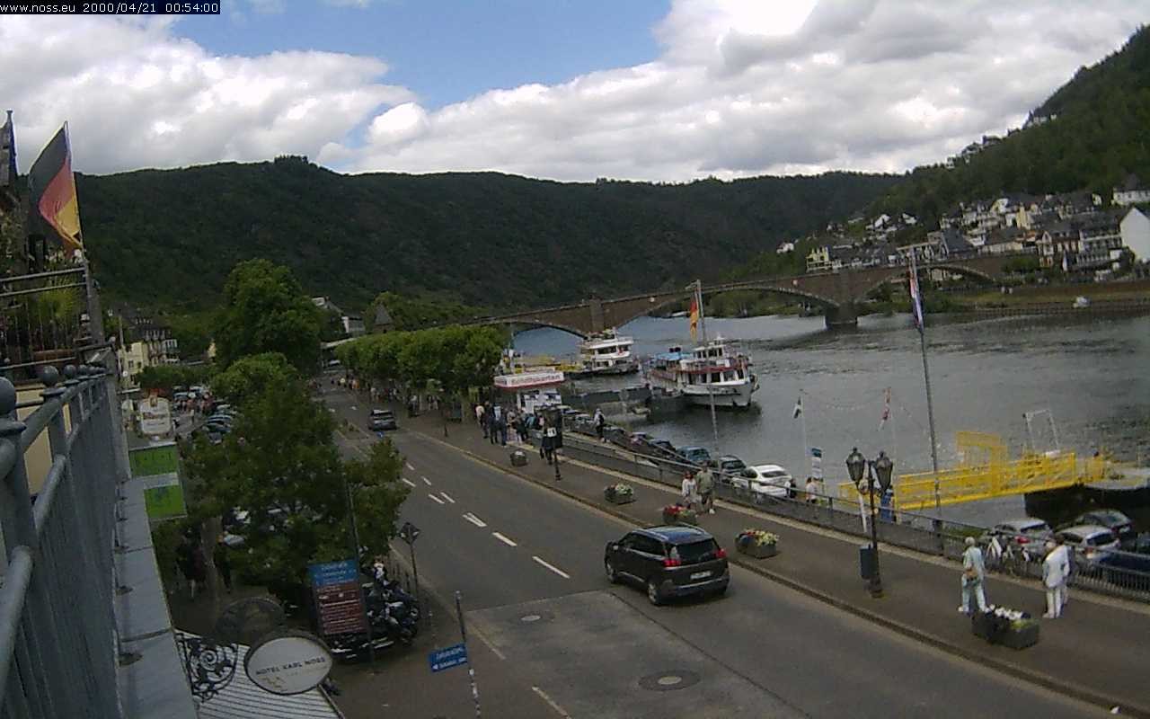 Archiv Foto Webcam Cochem Uferpromenade - Blick auf die Mosel