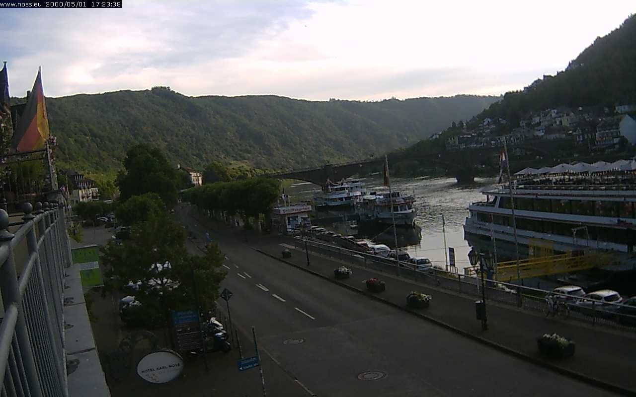 Archiv Foto Webcam Cochem Uferpromenade - Blick auf die Mosel