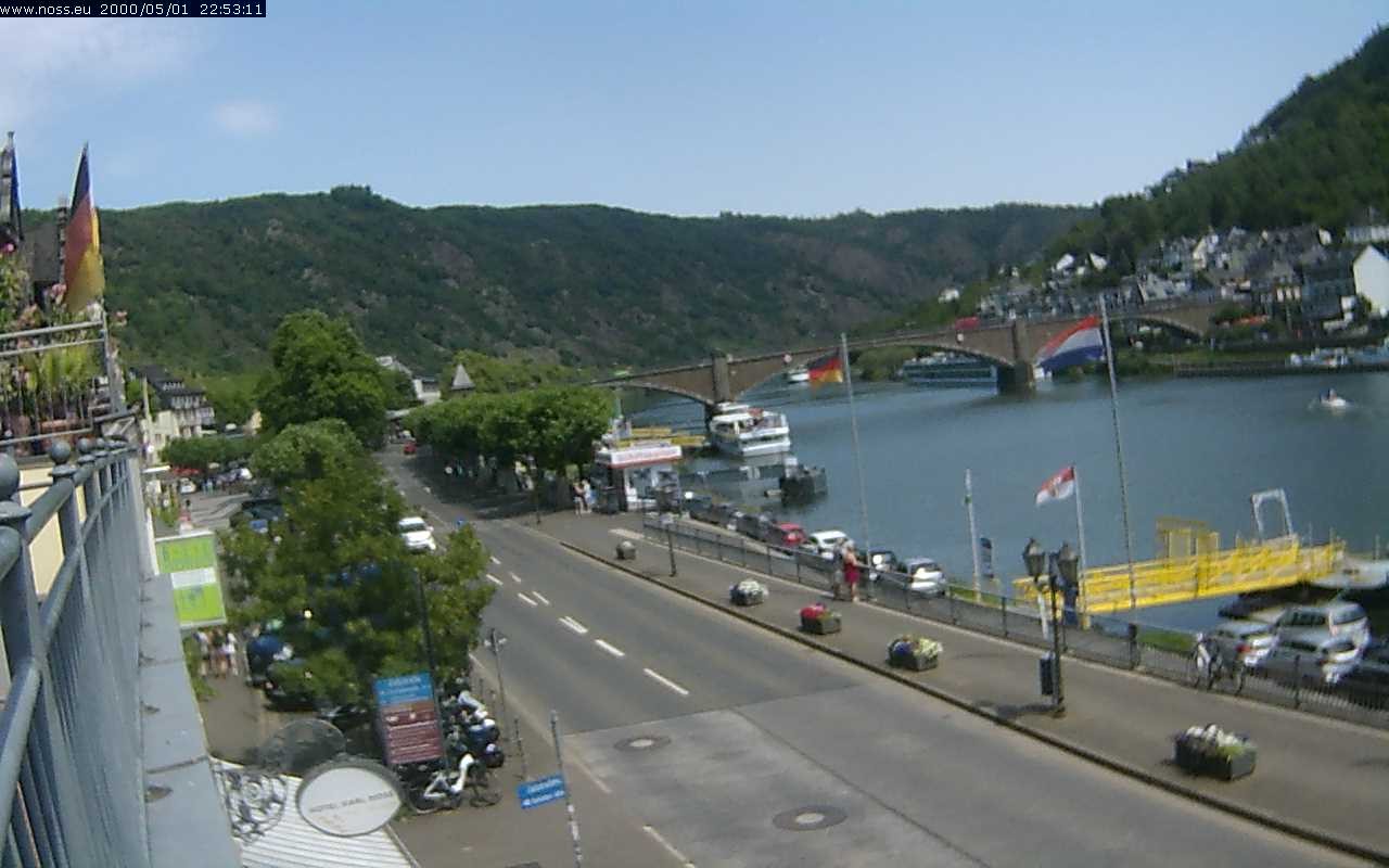 Archiv Foto Webcam Cochem Uferpromenade - Blick auf die Mosel