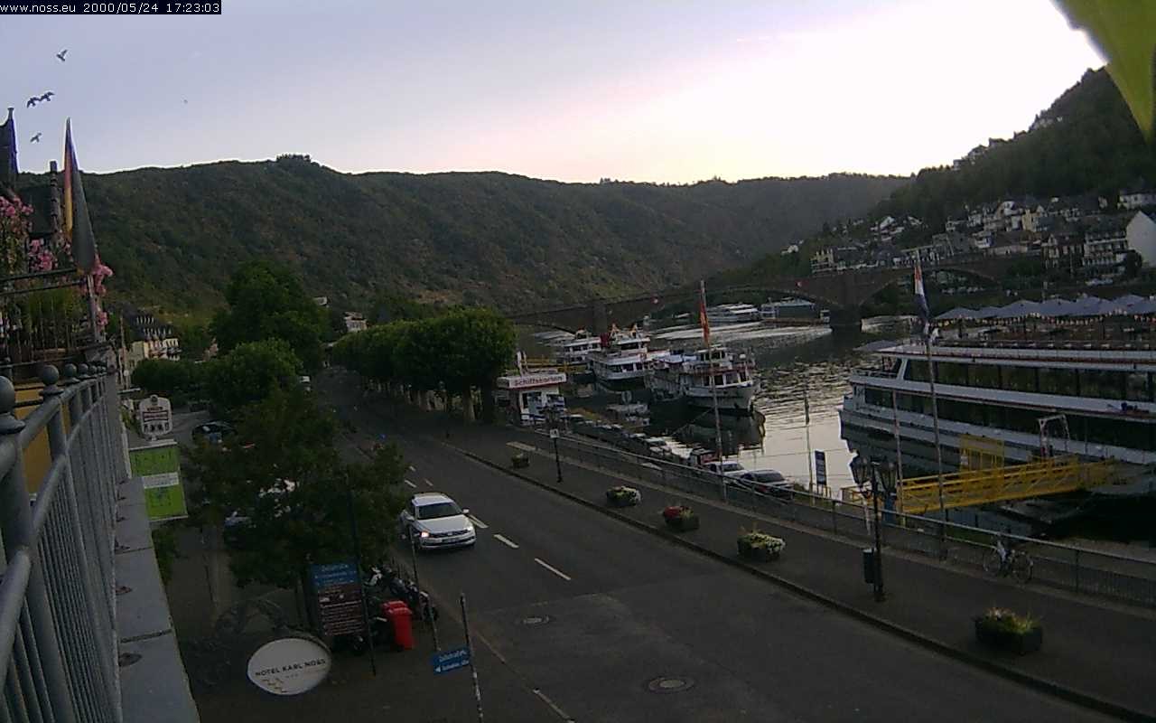 Archiv Foto Webcam Cochem Uferpromenade - Blick auf die Mosel
