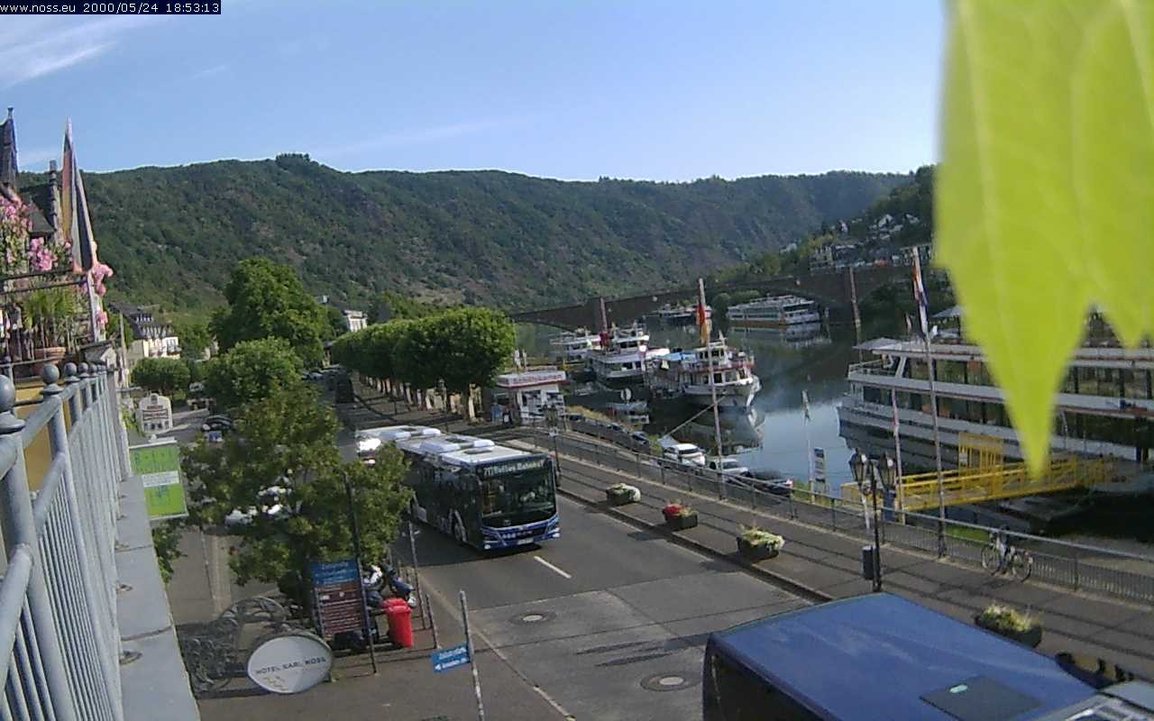 Archiv Foto Webcam Cochem Uferpromenade - Blick auf die Mosel
