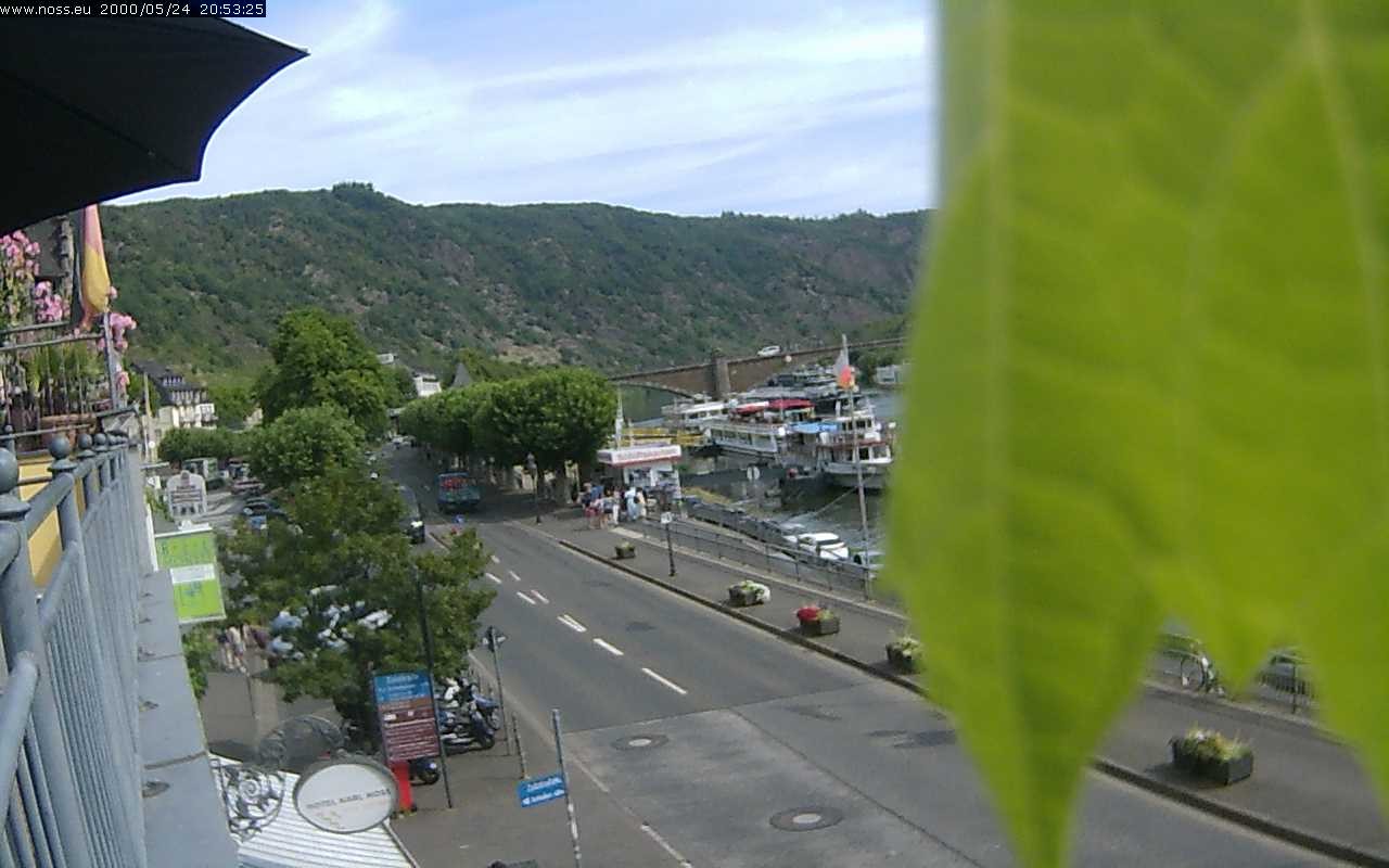 Archiv Foto Webcam Cochem Uferpromenade - Blick auf die Mosel