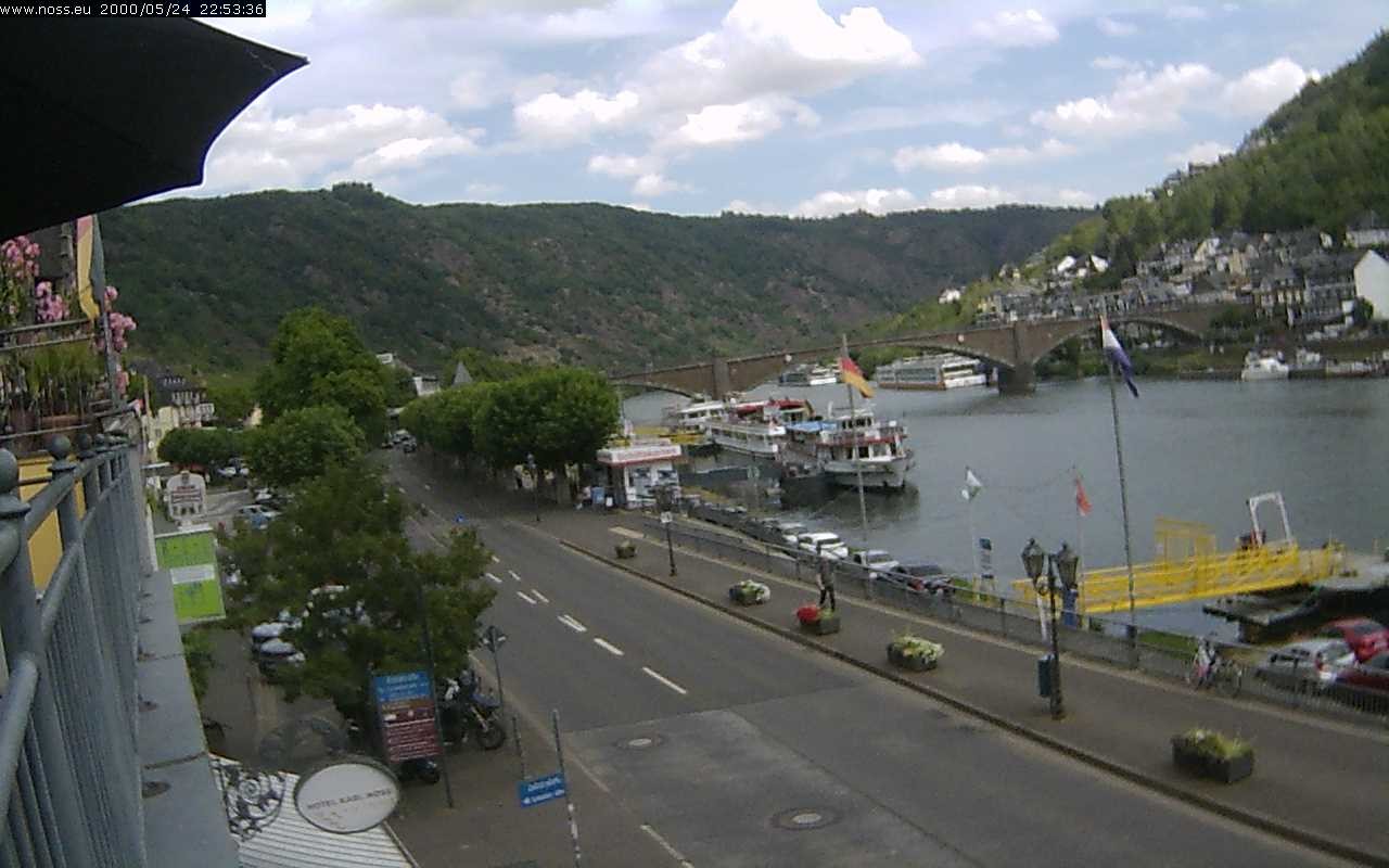 Archiv Foto Webcam Cochem Uferpromenade - Blick auf die Mosel
