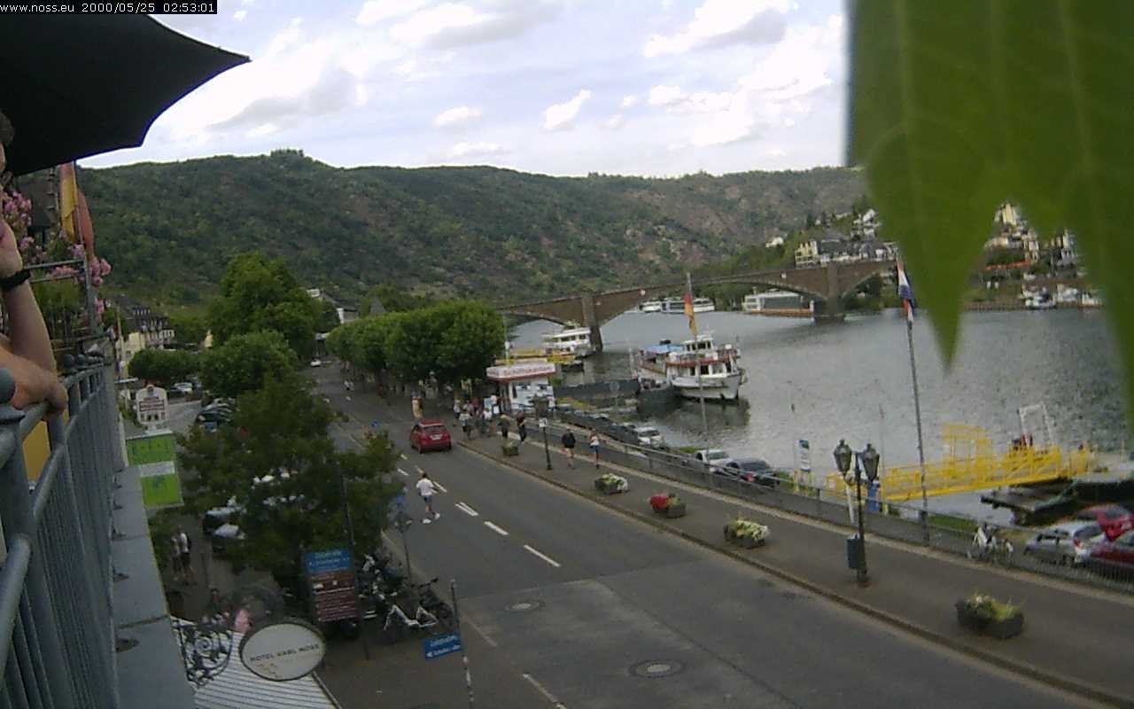 Archiv Foto Webcam Cochem Uferpromenade - Blick auf die Mosel