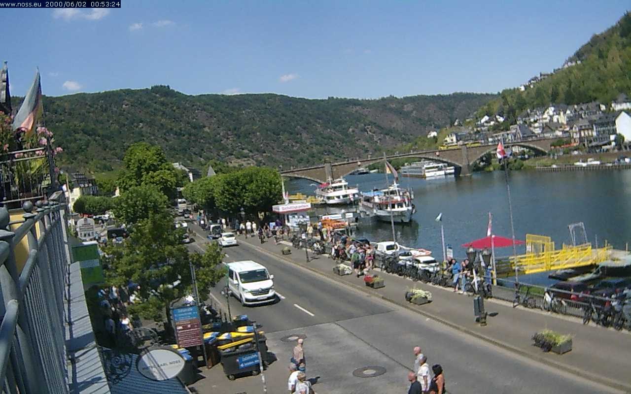 Archived image Webcam Cochem - View to the river Mosel