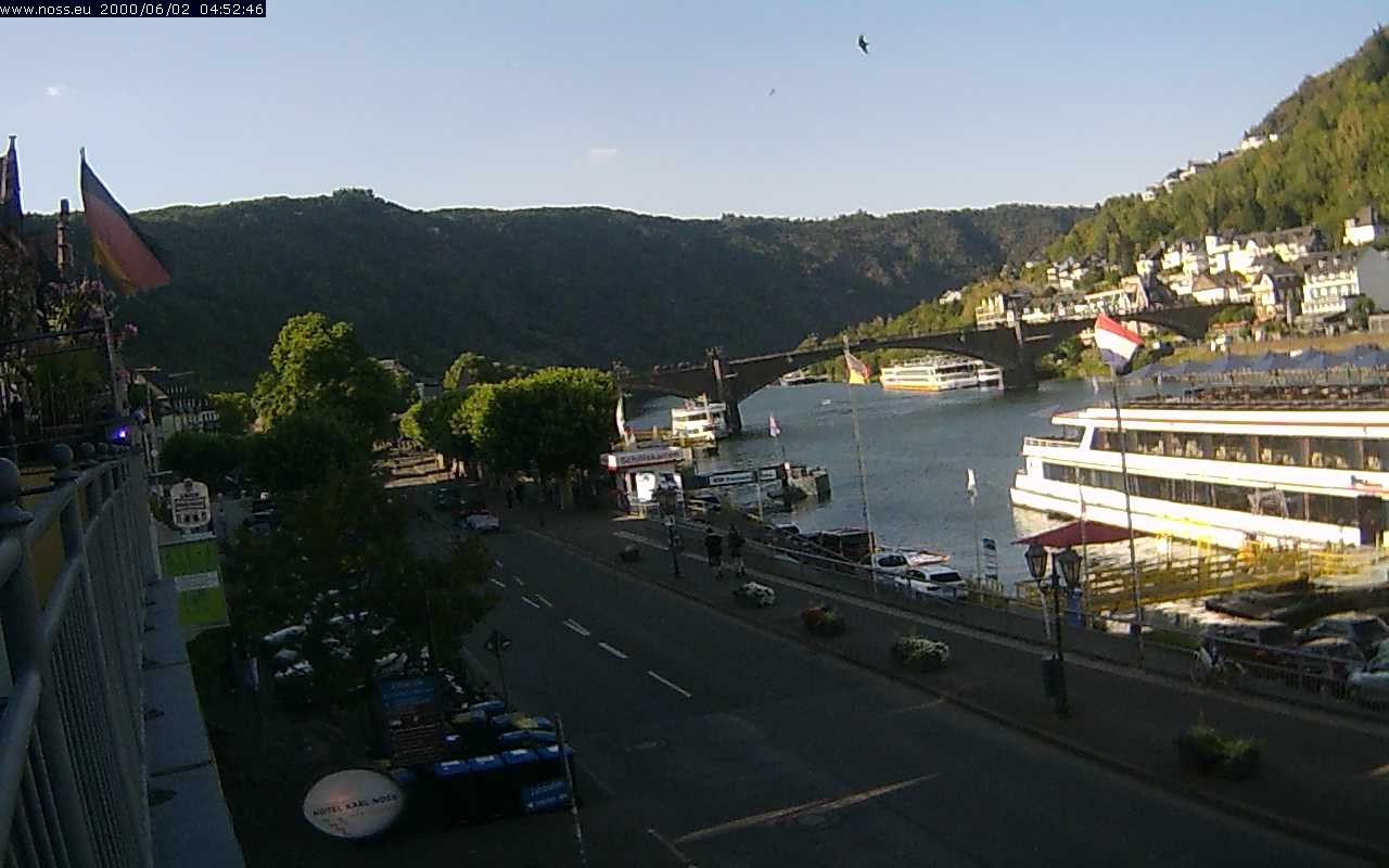 Archived image Webcam Cochem - View to the river Mosel