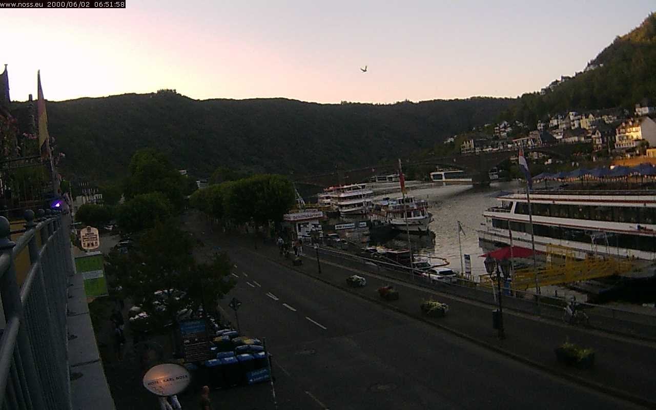 Archived image Webcam Cochem - View to the river Mosel