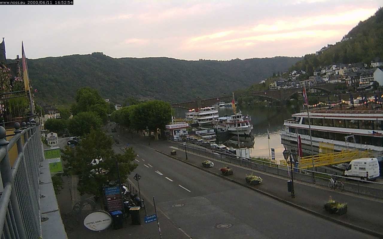 Archiv Foto Webcam Cochem Uferpromenade - Blick auf die Mosel