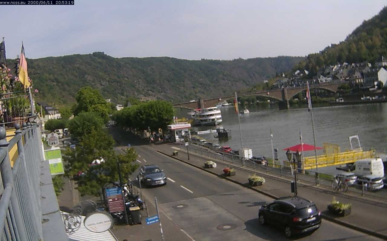 Archiv Foto Webcam Cochem Uferpromenade - Blick auf die Mosel