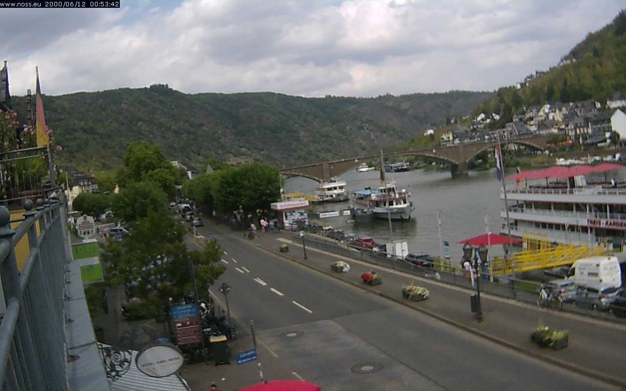 Archiv Foto Webcam Cochem Uferpromenade - Blick auf die Mosel
