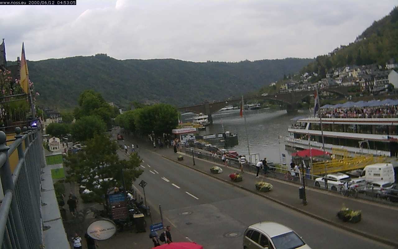 Archiv Foto Webcam Cochem Uferpromenade - Blick auf die Mosel