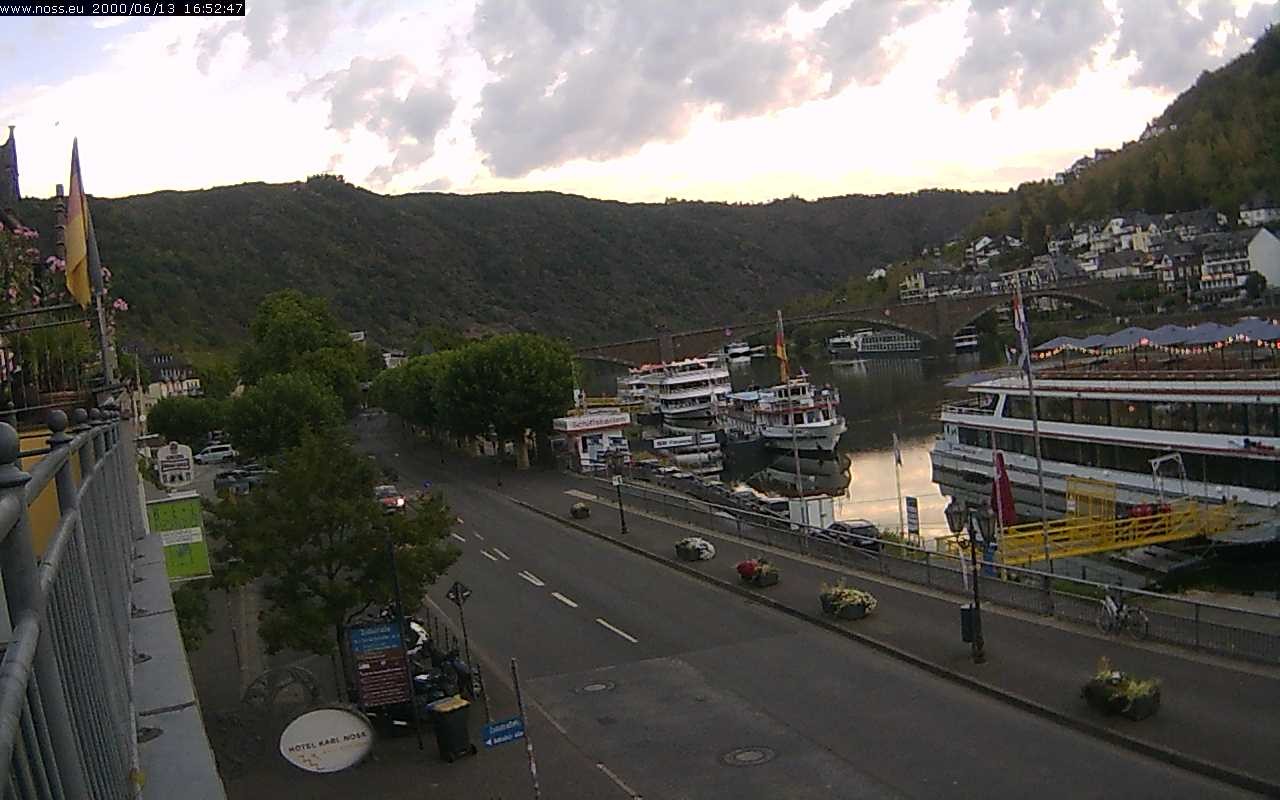 Archiv Foto Webcam Cochem Uferpromenade - Blick auf die Mosel