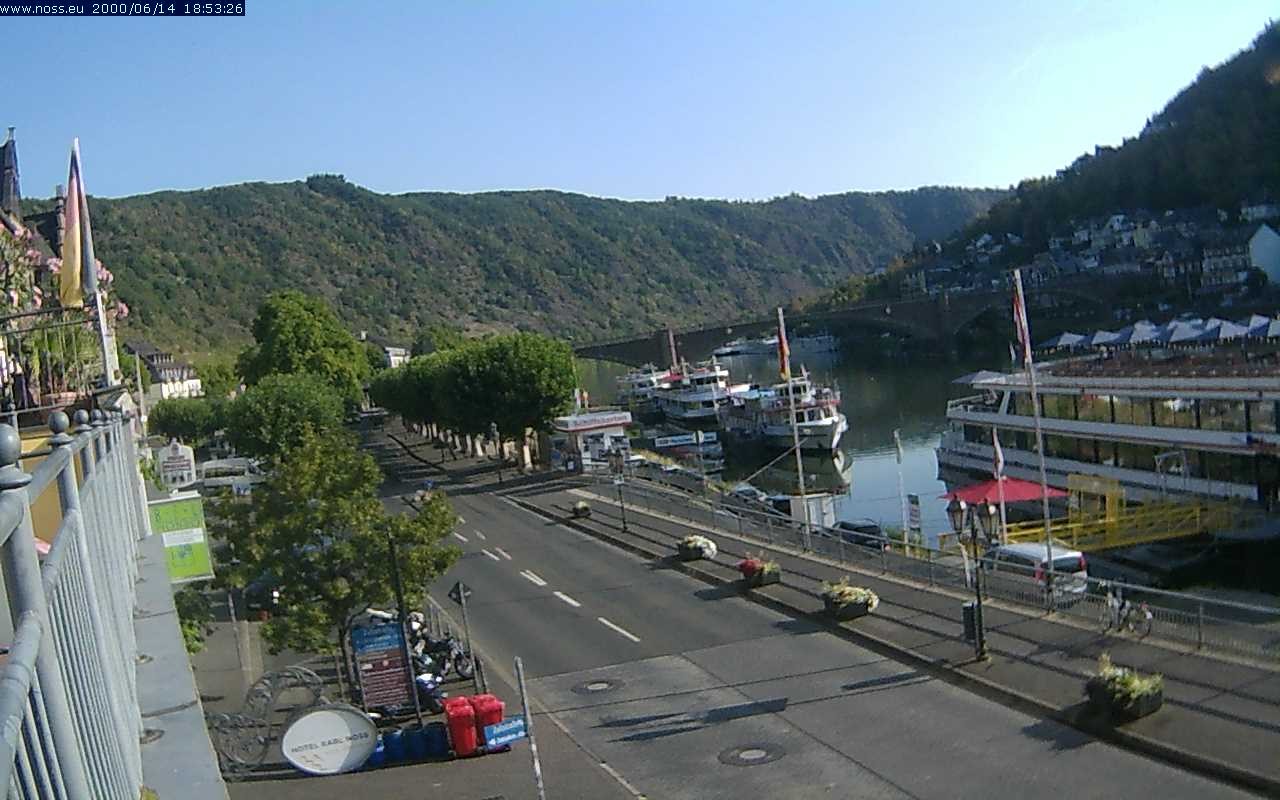 Archiv Foto Webcam Cochem Uferpromenade - Blick auf die Mosel