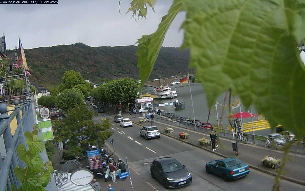 Archiv Foto Webcam Cochem Uferpromenade - Blick auf die Mosel