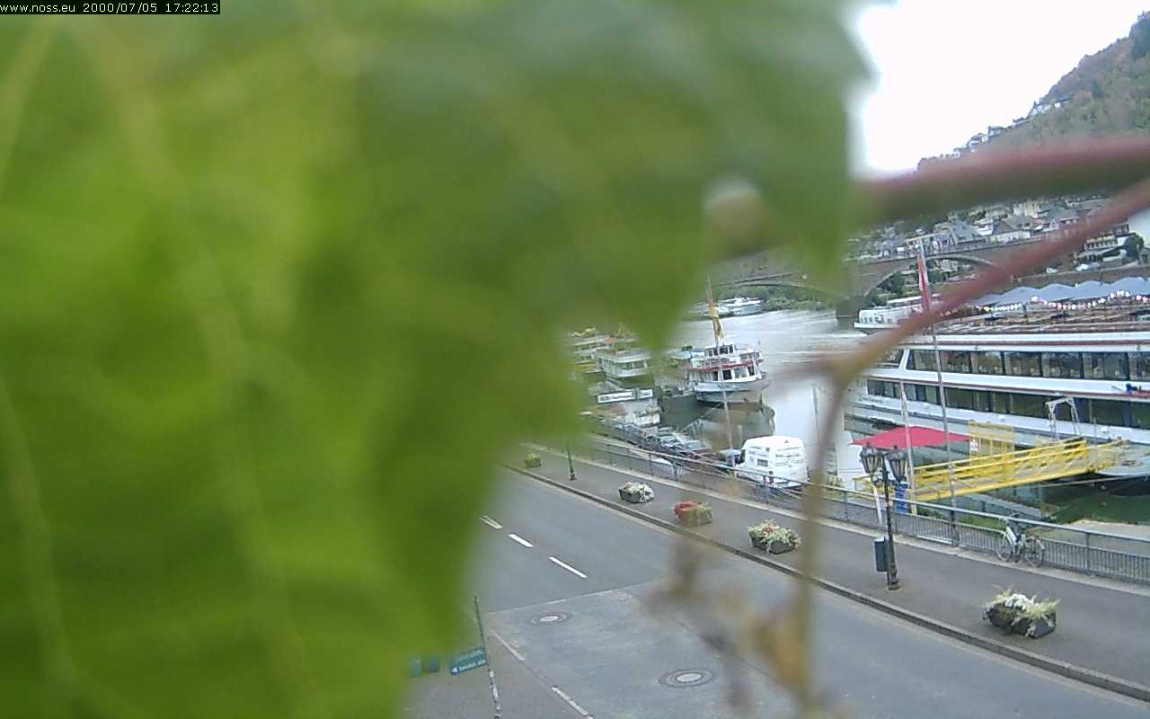 Archiv Foto Webcam Cochem Uferpromenade - Blick auf die Mosel