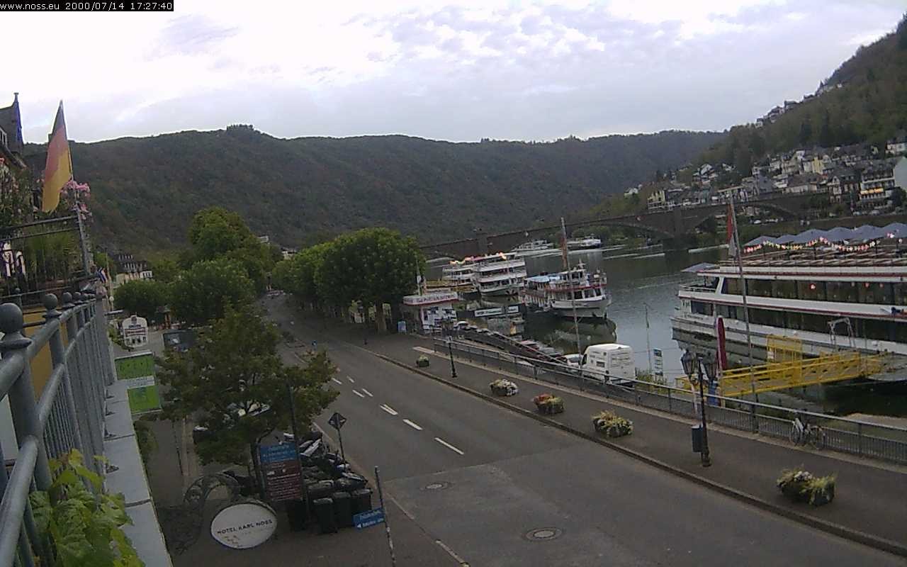Archiv Foto Webcam Cochem Uferpromenade - Blick auf die Mosel