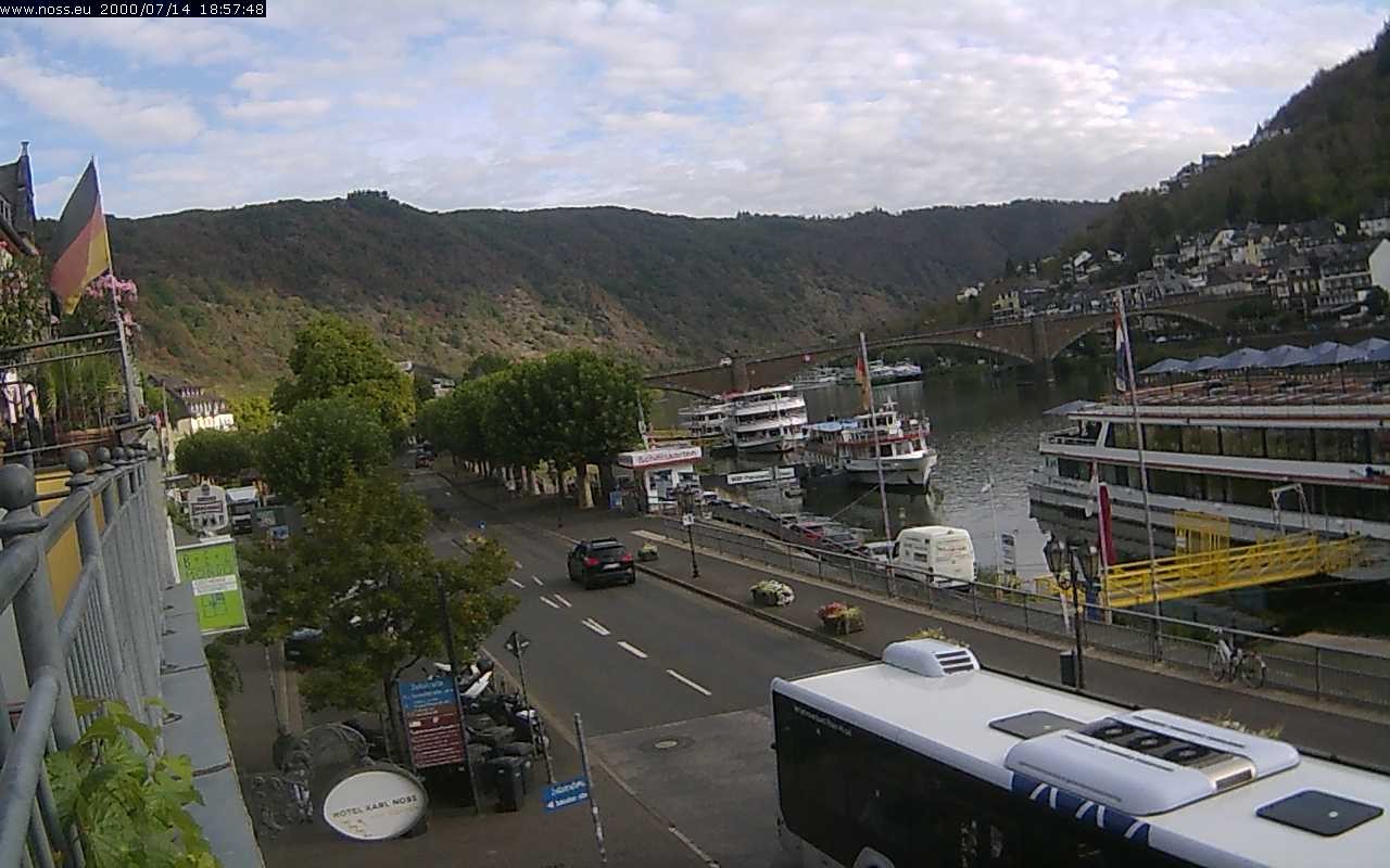 Archiv Foto Webcam Cochem Uferpromenade - Blick auf die Mosel