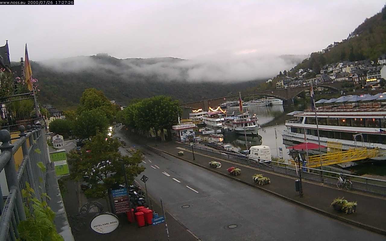 Archiv Foto Webcam Cochem Uferpromenade - Blick auf die Mosel