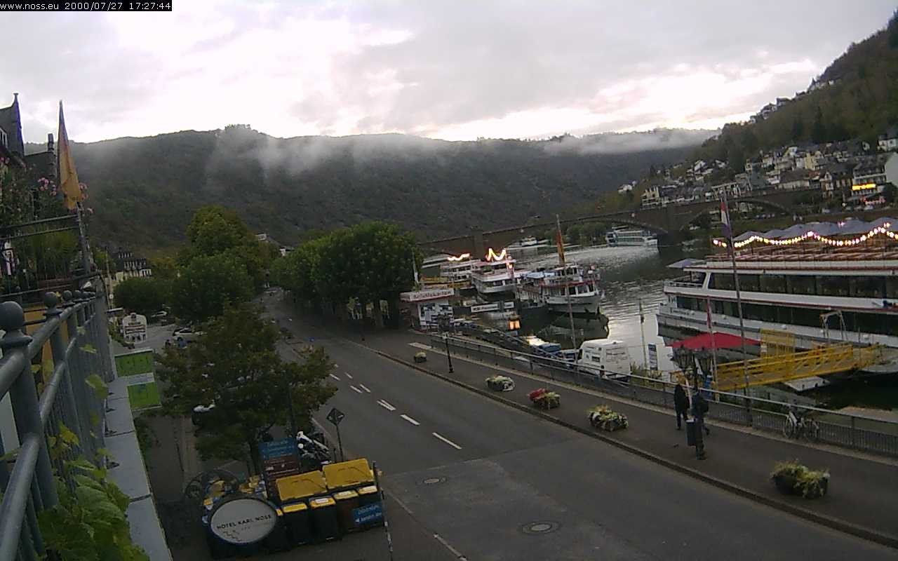 Archiv Foto Webcam Cochem Uferpromenade - Blick auf die Mosel